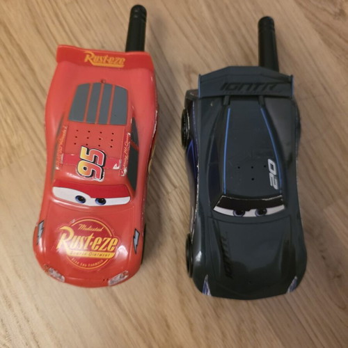 Walkie Talkie Cars used, working with batteries included in one