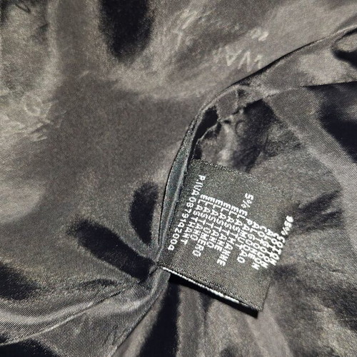 Black trench coat used, cotton with lining, size M