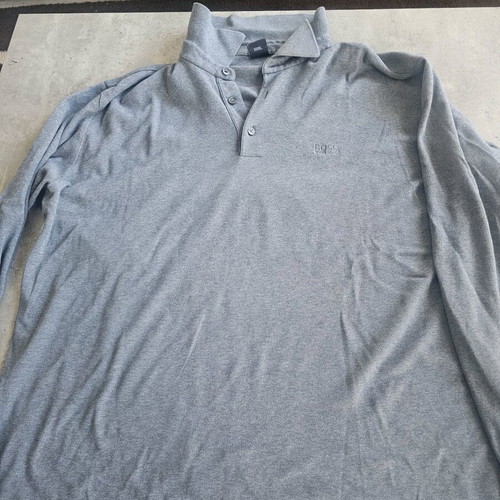 Hugo Boss long sleeve shirt gray like new 3XL