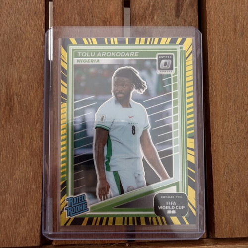Tolu Arokodare Rookie Card Road to World Cup Panini Donruss like new