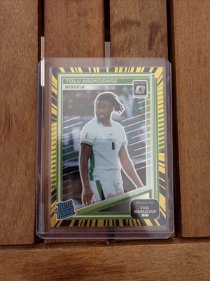 Tolu Arokodare Rookie Card Road to World Cup Panini Donruss like new