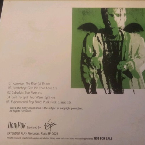 The Post Rock Sessions CD like new, pop and rock