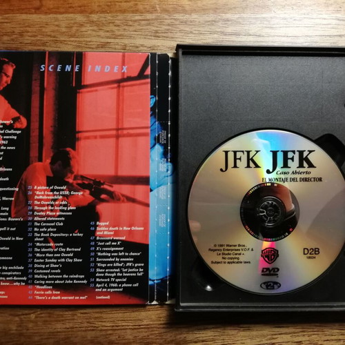JFK 2 Disc Edition DVD used with Greek subtitles