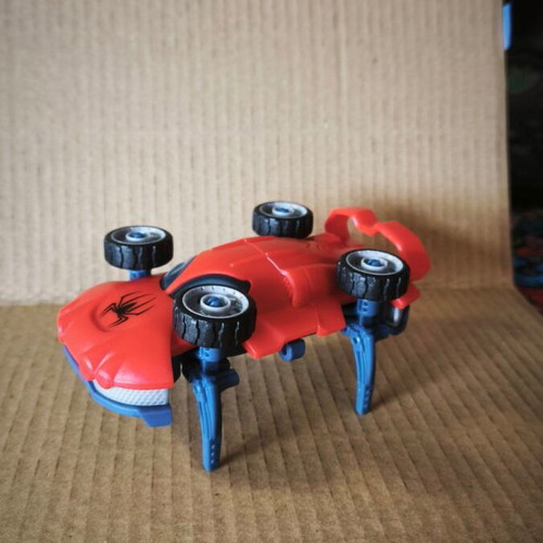 Spider-Man transforming toy car like new