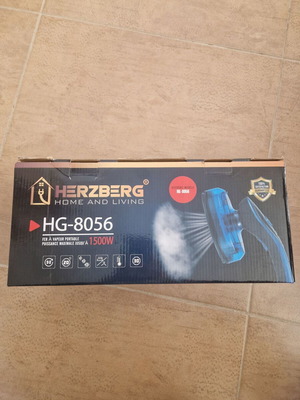 Herzberg HG-8056 travel steam iron new 1500W 2-in-1