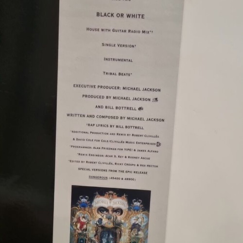 Michael Jackson Black or White 12" single vinyl used