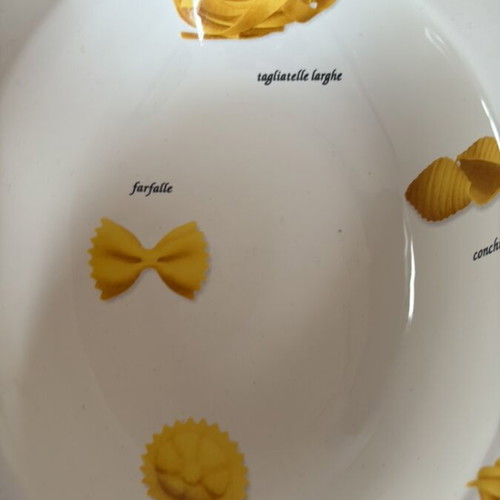MSA Home Collection serving platter pasta theme new with 3 compartments