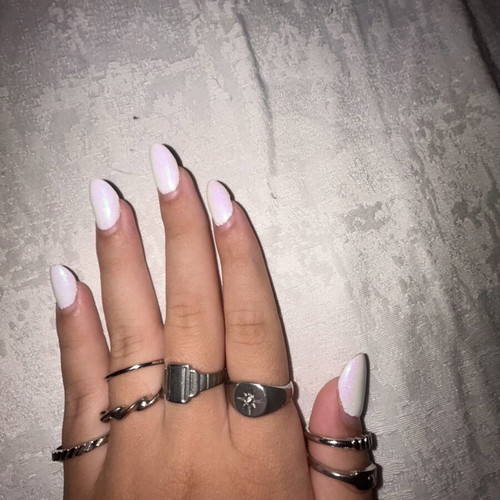 Ring set like new, silver by Άπεφθον