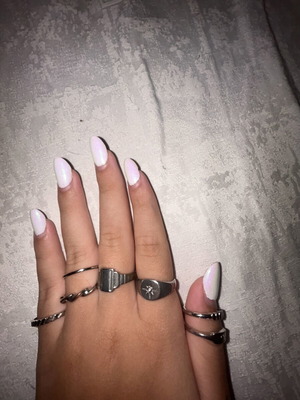 Ring set like new, silver by Άπεφθον