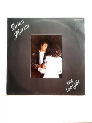 Brian Martin Sex Tonight 12" vinyl like new, Italo-Disco