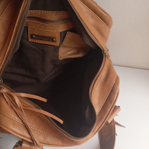 Reison D'etre Vintage Bag Used, Cognac Color, Leather Shoulder