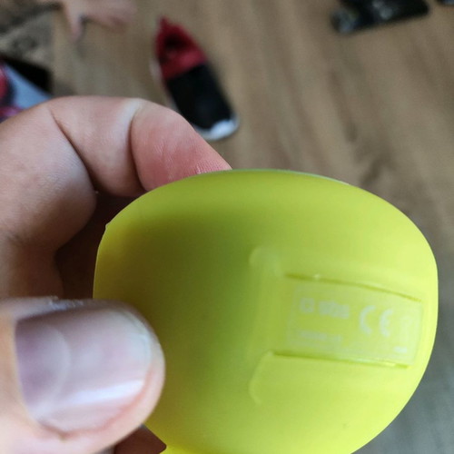 Portable Bluetooth speaker with suction cup used