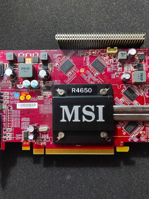 MSI R4650-MD1GZ ATI Radeon HD4650 1GB κάρτα γραφικών μεταχειρισμένη