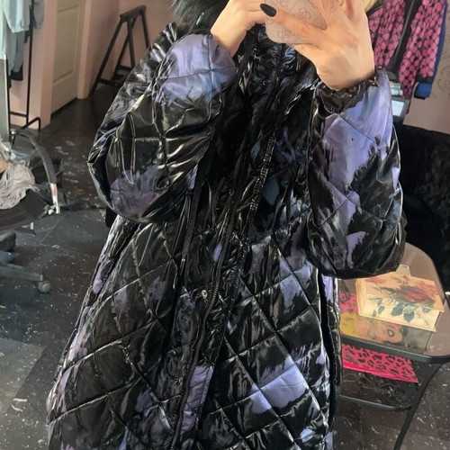 Shiny jacket new, black, size S