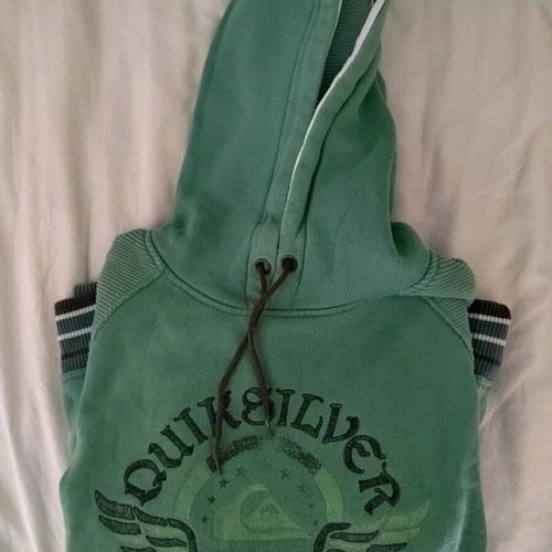 Quicksilver sweatshirt size XL, warm, like new, green