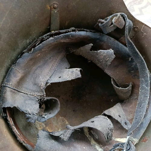 Helmet old military used