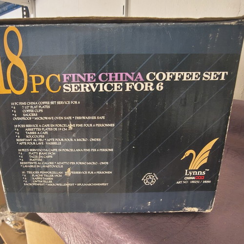 OPAL Fine China coffee set 18 pieces for 6 persons