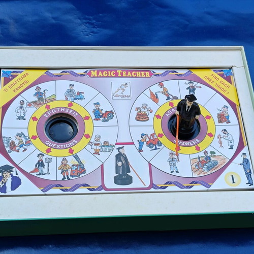 Magic Teacher board game used, Dromeas Toys