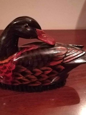 Clothing brush old from China in duck shape
