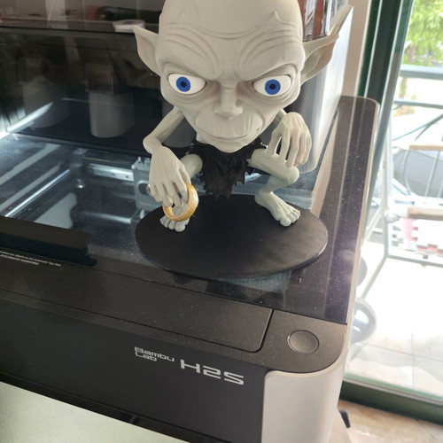 Gollum and His Precious 3D print in PLA made to order