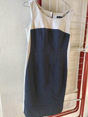 Bill Cosy sleeveless dress Vila blue and white small size used