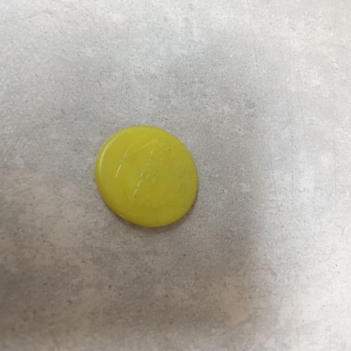 Shell collectible badge from 1980s used