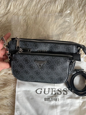Guess set of 2 new black shoulder bags