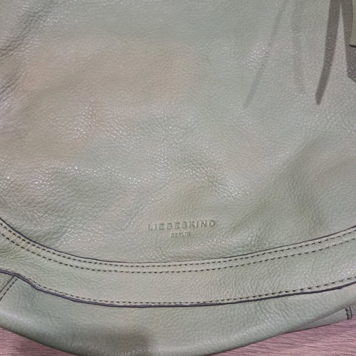 Liebeskind women's leather bag new, milky green color