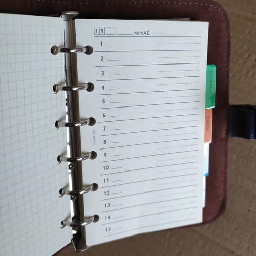 Vintage organizer agenda like new, 1990s