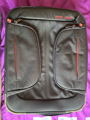 Pierre Cardin carry-on bag used, brown