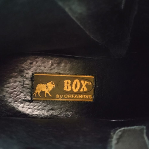 Box Shoes Mens Black Leather Chelsea Boots Size 43 Like New
