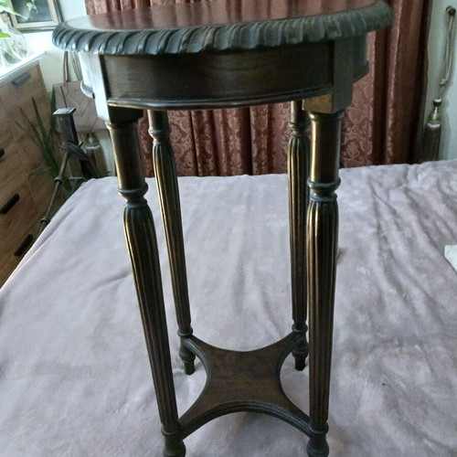 Vintage antique solid wood coffee table like new