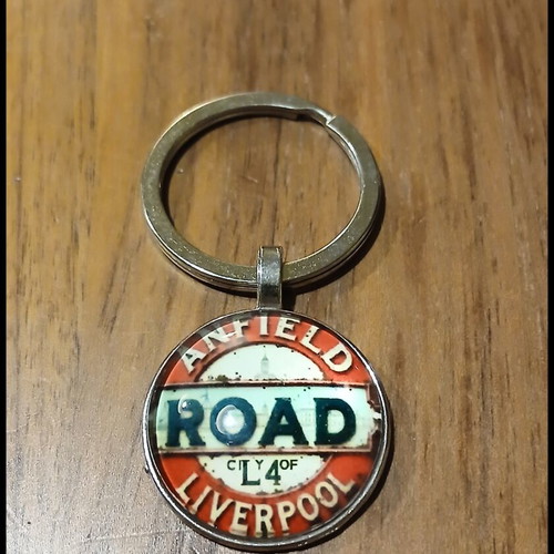 Anfield Road Keychain new, City of Liverpool