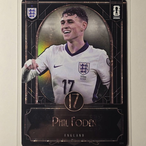 Phil Foden England FIFA World Cup 2026 Panini card #634