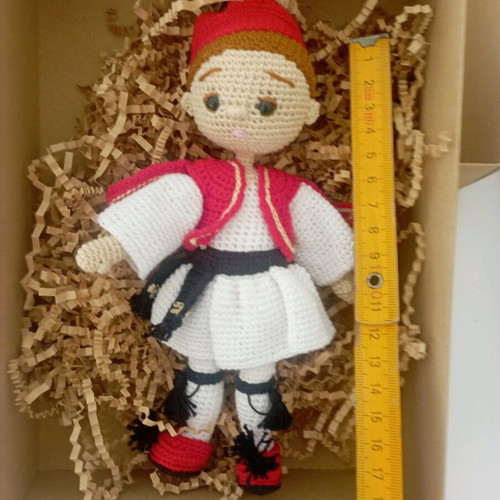 Handmade Tsoliadaki doll new