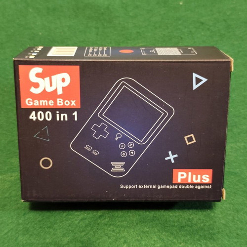 Sup Game Box 400 in 1 Plus portable retro console, red