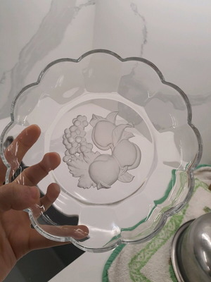 Thick embossed plate like new