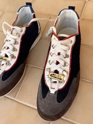 Dsquared2 shoes used, casual style, gray and blue