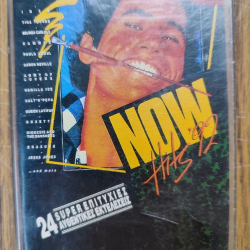 Now Hits '92 audio cassette used