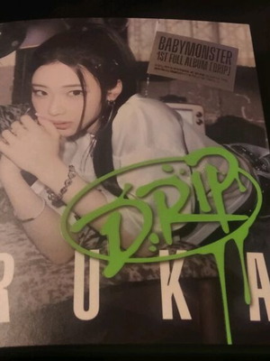 Babymonster Drip Yg Tag Album Ver. like new, Ruka edition without CD