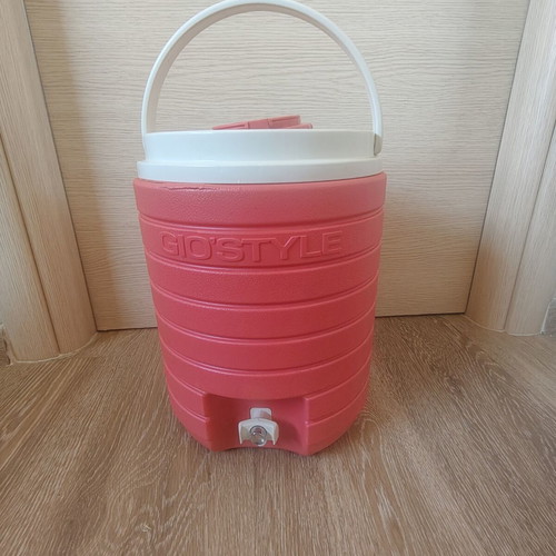Gio'Style 8-liter water thermos with tap and handle, vintage