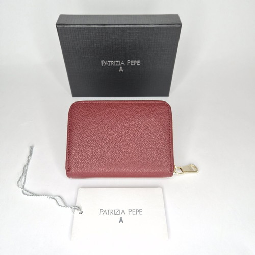 Patrizia Pepe wallet new, red genuine leather compact design