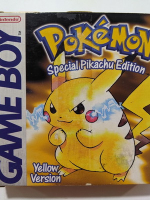 Pokemon Yellow Special Pikachu Edition Game Boy used, Greek edition
