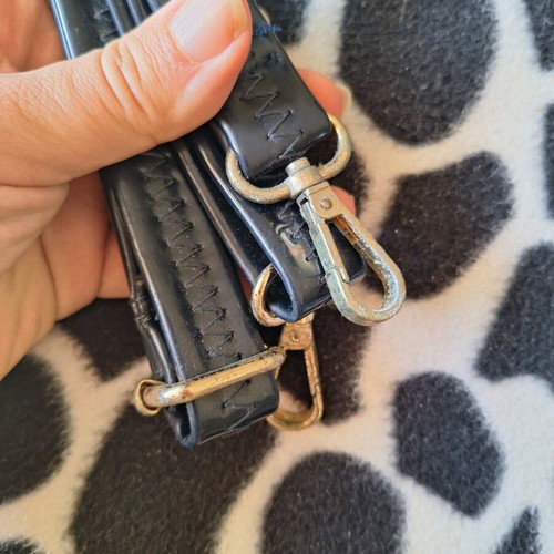 Black bag strap like new with adjustable length