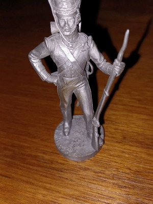 Figure of Greek Select Sergeant 1833 used, pewter