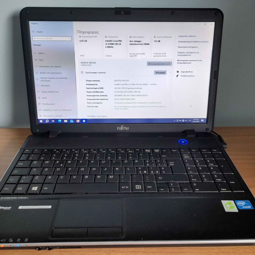 Fujitsu LifeBook AH512 laptop with Intel i3-3110M, 4GB RAM, 120GB SSD