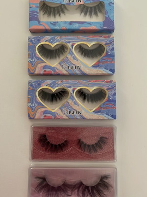 Eyelashes new, set of multiple boxes