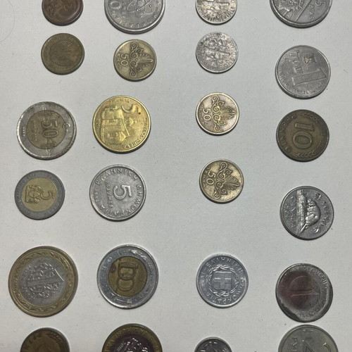 Collectible coins like new, 211 pieces Greek and foreign