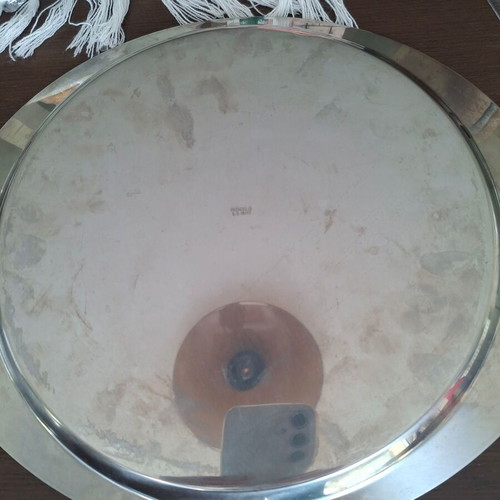 Serving tray used, stainless steel 18/10