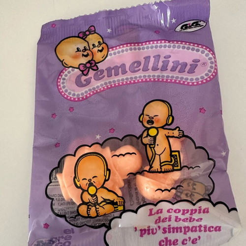 Gemellini Twins new purple sealed bag from the 90s